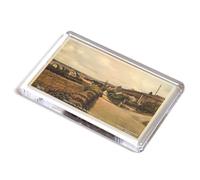 FRIDGE MAGNET - Vintage Cornwall - Downderry from the East (2c)