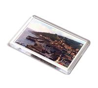 FRIDGE MAGNET - Vintage Cornwall - The Harbour from the East, Mousehole (b)