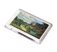 FRIDGE MAGNET - Vintage Derbyshire - Chatsworth House and Italian Gardens (b)