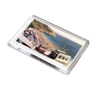 FRIDGE MAGNET - Vintage Devon - The Cliff Railway, Oddicombe Beach, Babbacombe (b)