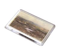 FRIDGE MAGNET - Vintage Devon - Tors and Camp, Okehampton (b)