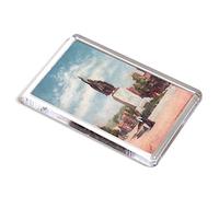 FRIDGE MAGNET - Vintage Hampshire - The King Alfred Statue, Winchester