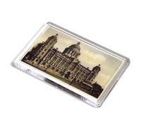FRIDGE MAGNET - Vintage Lancashire - Dock Board Offices, Liverpool (b)