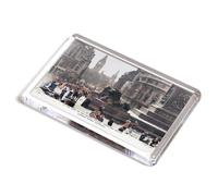 FRIDGE MAGNET - Vintage London - Foot of Nelson Column, Trafalgar Square (b)