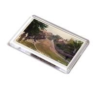 FRIDGE MAGNET - Vintage Northamptonshire - Square fr Doddington Rd, Earls Barton (b)