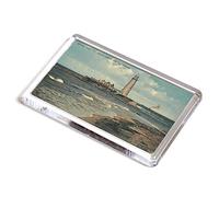 FRIDGE MAGNET - Vintage Northumberland - Whitley Bay St Mary's Island/Lighthouse