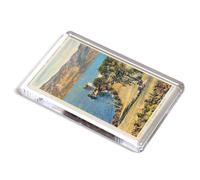FRIDGE MAGNET - Vintage Scotland - Castle Urquhart, Loch Ness (b)