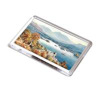 FRIDGE MAGNET - Vintage Scotland - Loch Awe Hotel, Kilchurn Castle