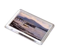 FRIDGE MAGNET - Vintage Scotland - The Loch and Ben Lomond, Luss (b)