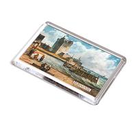 FRIDGE MAGNET - Vintage Scotland - Valley of the Tay. Broughty Ferry Castle