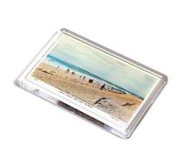 FRIDGE MAGNET - Vintage Sussex - Beach Looking West, West Wittering (1c)