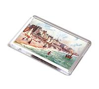 FRIDGE MAGNET - Vintage Sussex - Brighton. The Beach looking East
