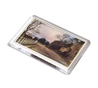 FRIDGE MAGNET - Vintage Wales - Approaching Lake Vyrnwy, Llanwddyn (b)