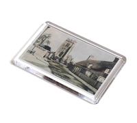 FRIDGE MAGNET - Vintage Warwickshire - St. Peter's Church, Dunchurch (b)