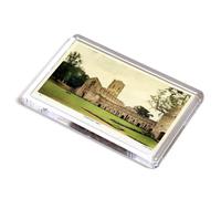 FRIDGE MAGNET - Vintage Yorkshire - Fountains Abbey (1c)