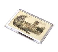 FRIDGE MAGNET - Vintage Yorkshire - Fountains Abbey (6c)