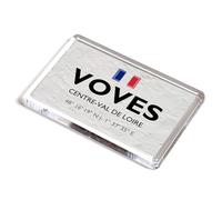 FRIDGE MAGNET - Voves - Centre-Val de Loire - France - Lat/Long