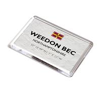 FRIDGE MAGNET - Weedon Bec, Northamptonshire - Lat/Long SP6259