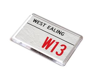 FRIDGE MAGNET - West Ealing W13 - UK Postcode