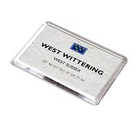 FRIDGE MAGNET - West Wittering, West Sussex - Lat/Long SZ7798