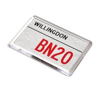 FRIDGE MAGNET - Willingdon BN20 - UK Postcode