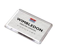 FRIDGE MAGNET - Wimble don, Greater London - Lat/Long TQ2471