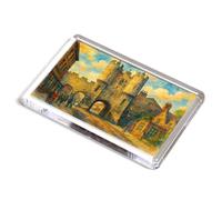 FRIDGE MAGNET - York. Micklegate Bar (a) - Vintage Art Style