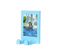 Fridge Magnetic Frame,3D Process Refrigerator Magnets Tabletop Frames for Fujifilm Instax Mini 12 11 99 90 40 41 9 8 EVO LiPlay 2x3 Inch Films,Mini Photo Frames for 54x86mm Pictures (Blue)