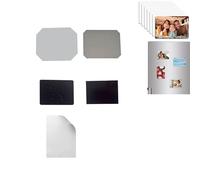 Fridge Magnets,100/500/1000 Set 3 x 2inch/3.5 * 2.5inch Rectangular Fridge Magnet Maker Machine Supplies, for DIY Photo Refrigerator Sticker Button Press Refill Rectangular,1000set