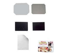 Fridge Magnets,100/500/1000 Set 3 x 2inch/3.5 * 2.5inch Rectangular Fridge Magnet Maker Supplies for Refrigerator Sticker Making Machine Button Press Refill Rectangular,500set-80 *