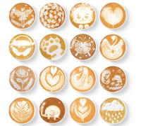 Fridge Magnets 1325 Latte Art 16 Pack of 16