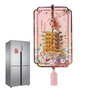 Fridge Magnets - 3D Yellow Crane Tower Wall Magnetic Decoration | I Remember In The Dark for Kitchen, School, Bathroom, Study, Kids Room, Bedroom