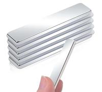 Fridge Magnets, 50x10x3mm Neodymium Magnets Extra Strong, Small Bar Magnet Heavy Duty for Whiteboards, Rectangle Magnet for Crafts, Fridge, DIY, Building, Scientific, Notice Board
