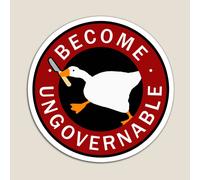 Fridge Magnets Become Ungovernable Goose Acrylic Meme Decoration for Home Kitchen Office