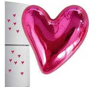 Fridge Magnets - Cute Aesthetic Decoration in the Shape of a Charming Heart, Powerful Fridge Magnets for Flats, Kitchens, Living Rooms, Whiteboards