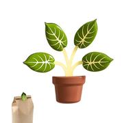Fridge Magnets, Durable Resin Kitchen Magnets | Magnets as Potted Plants for the Fridge | for Dorm, Car, Metal Plates, Blackboards, Classroom, Kitchen, Whiteboard