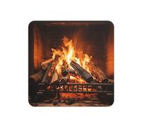 Fridge Magnets for Locker Whiteboard Magnetic Refrigerator Magnet Burning Firewood Large Fireplace Magnets Decorative Fridge Magnet for Kitchen Office Glass Cabinet and Dishwasher