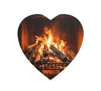 Fridge Magnets for Locker Whiteboard Magnetic Refrigerator Magnet Burning Firewood Large Fireplace Magnets Decorative Fridge Magnet for Kitchen Office Glass Cabinet and Dishwasher