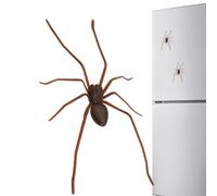 Fridge Magnets - Funny Scary Realistic Spider Decoration Kit Fridge Magnet with 3D Effect Home Kitchen Office Dorm | Room Halloween Style Novelty Magnetic