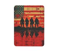 Fridge Magnets Heavy Duty Round Small Magnets Armed Forces Day American Refrigerator Magnets Decorative Mini Strong Magnets for Whiteboard Kitchen Refrigerator Office Home Decor