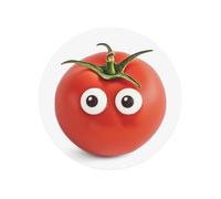 Fridge Magnets Heavy Duty Round Small Magnets I Love You from My Head Tomatoes Refrigerator Magnets Decorative Mini Strong Magnets for Whiteboard Kitchen Refrigerator Office Home Decor