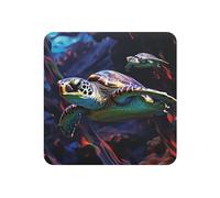 Fridge Magnets Heavy Duty Strong Magnets Mini Cute Refrigerator Magnet Novelty Fridge Sticker Magnetic A colorful tropical sea turtle Decorative Magnet for Whiteboard Cabinet Locker Kitchen