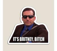 Fridge Magnets its britney, bitch. the office Acrylic Meme Decoration for Home Kitchen Office