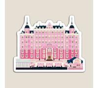 Fridge Magnets The Grand Budapest Hotel, Wes Anderson Acrylic Meme Decoration for Home Kitchen Office