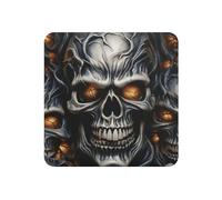 Fridge Magnets Waterproof Heavy Duty Small Magnets for Fridge Cool Evil Skull Refrigerator Magnets Mini Round Cute Decorative Magnets for Crafts Home Kitchen Office Whiteboard Decor