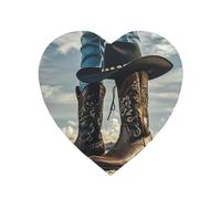 Fridge Magnets Waterproof Heavy Duty Small Magnets for Fridge Cowboy Black Hat Western Boots Refrigerator Magnets Mini Round Cute Decorative Magnets for Crafts Home Kitchen Office Whiteboard Decor