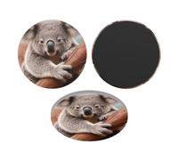 Fridge Magnets Waterproof Heavy Duty Small Magnets for Fridge Cute Koala Refrigerator Magnets Mini Acrylic Cute Decorative Magnets for Crafts Home Kitchen Office Whiteboard Decor