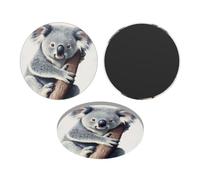 Fridge Magnets Waterproof Heavy Duty Small Magnets for Fridge Koala and Butterfly Refrigerator Magnets Mini Acrylic Cute Decorative Magnets for Crafts Home Kitchen Office Whiteboard Decor