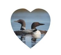 Fridge Magnets Waterproof Heavy Duty Small Magnets for Fridge Loon Birds Refrigerator Magnets Mini Round Cute Decorative Magnets for Office Kitchen Home Decor