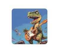 Fridge Magnets Waterproof Small Strong Magnets for Fridge Dinosaur playing guitar Refrigerator Magnets Kitchen Accessories Cute Decorative Magnets for Whiteboard Locker Office Home Decor